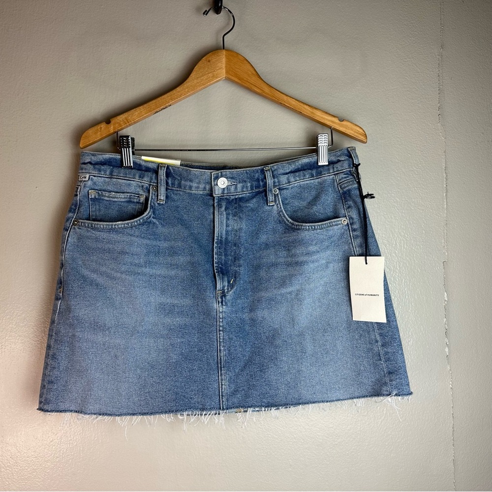 Revolve-Citizens of Humanity-Beatnik Mini Skirt in Lakely Sz 30 - Picture 3 of 12